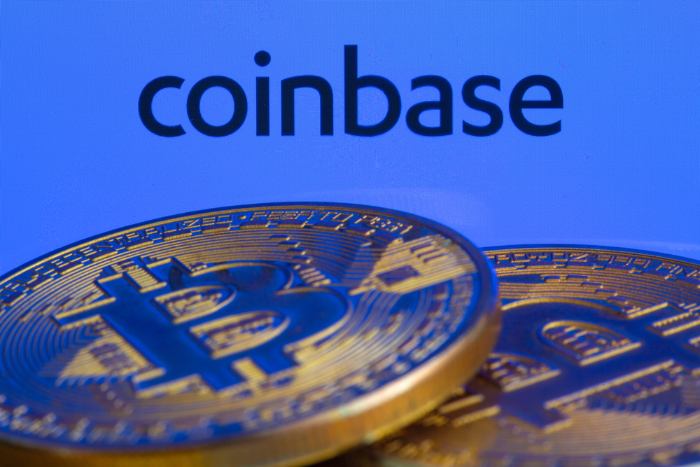 coinbase reports better than expected banner