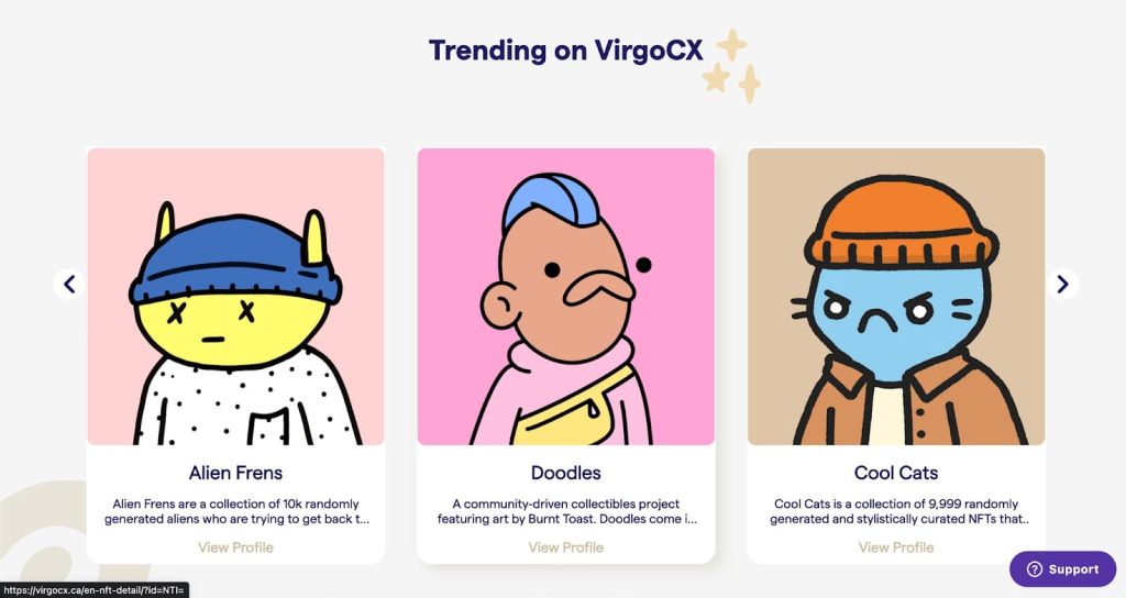 virgocx exchange 1